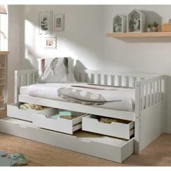 Kojenbett mit Stauraum Ethina Funktionsbetten|Schubkastenbetten