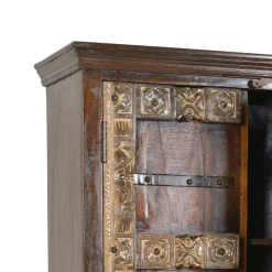 Discount Kolonial Schrank Mysore Wohnzimmervitrinen