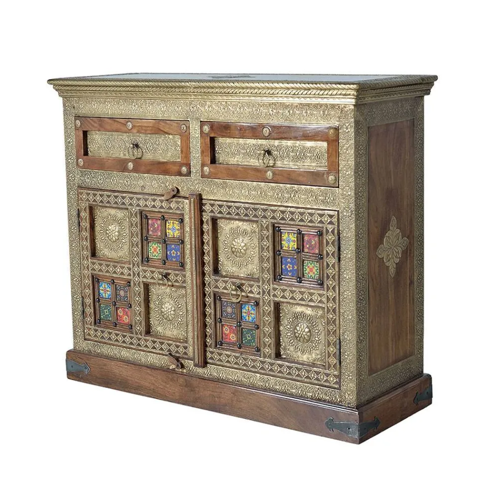 New Kommode Carim Massivholzmöbel|Küchenkommode