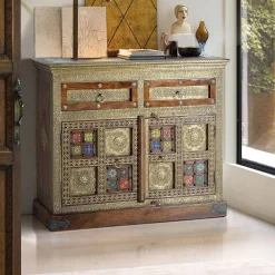 New Kommode Carim Massivholzmöbel|Küchenkommode