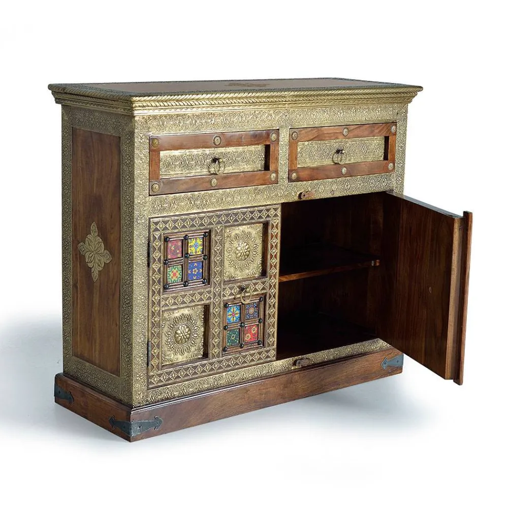 New Kommode Carim Massivholzmöbel|Küchenkommode