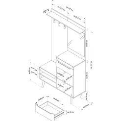 Online Kompakt Garderobe Tomya Kompaktgarderoben|Garderobensets