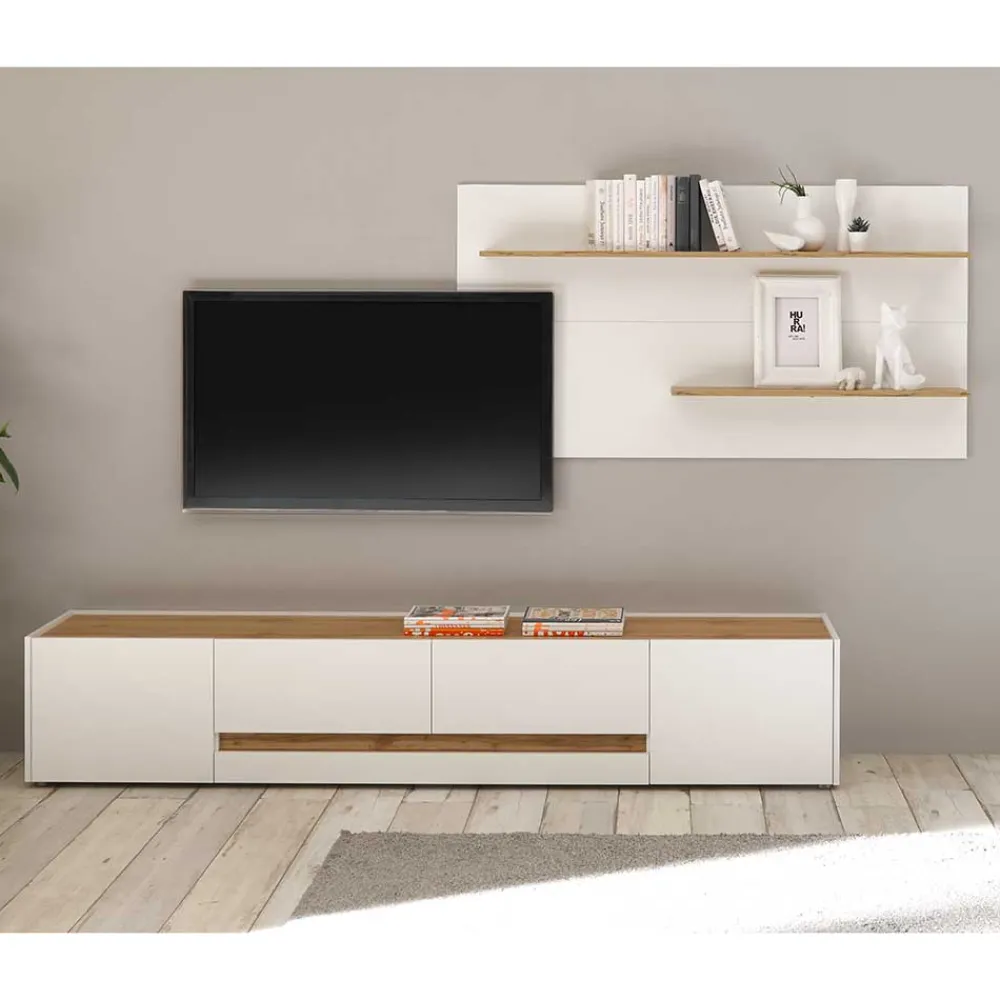 Kompakte Wohnwand Rascian Moderne Wohnwände