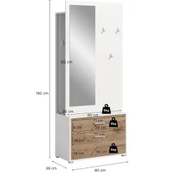 Kompaktgarderobe Oyal*Pharao24 Hot