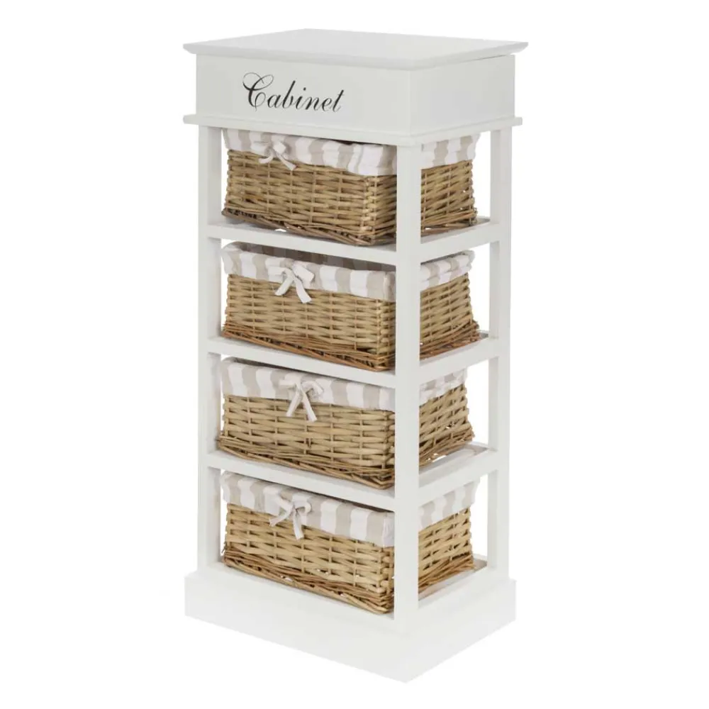 Online Korbkommode Merkur Massivholz Kommoden|Hochkommoden