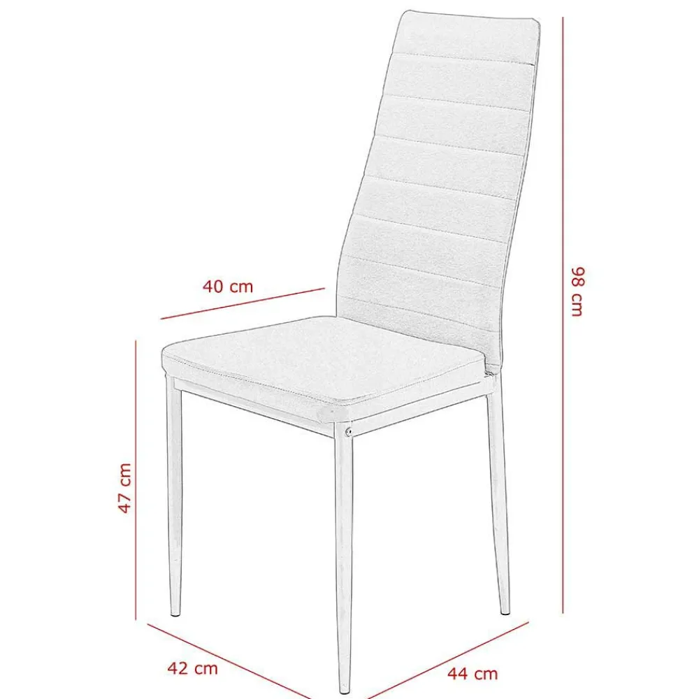 Kunstleder Stühle Lombadossa*Pharao24 Discount