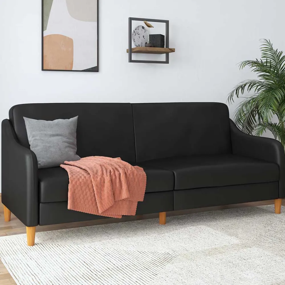 New Kunstledersofa Polar 3 Sitzer Sofa|Schlafsofas
