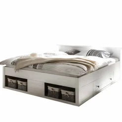 Online Landhaus Doppelbett Pantina Funktionsbetten|Schubkastenbetten