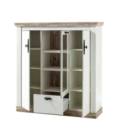 Outlet Landhaus Highboard Flurencina Esszimmerkommoden|Highboards