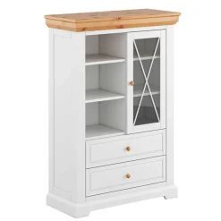 Online Landhaus Highboard massiv Bechir Esszimmerkommoden|Wohnzimmerkommoden