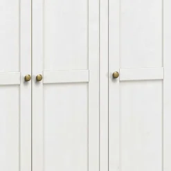 Discount Landhaus Kleiderschrank Janana Massivholzmöbel|Drehtürenschränke