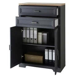 Clearance Landhaus Ordnerschrank Luoton Büroschränke|Aktenschränke