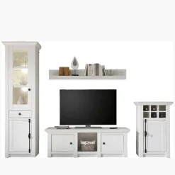 Online Landhaus Schrankwand Pantina Wohnwand 300 Cm