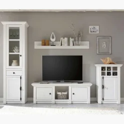 Online Landhaus Schrankwand Pantina Wohnwand 300 Cm