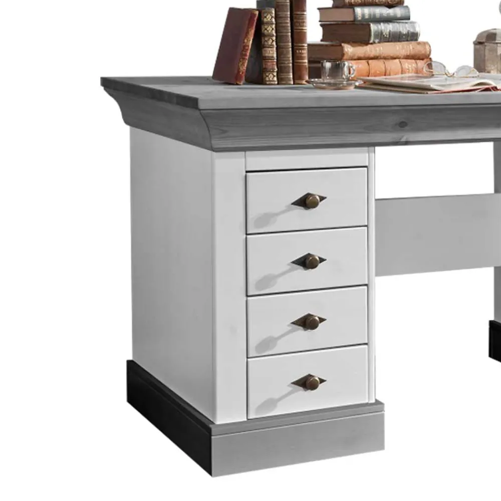 New Landhaus Schreibtisch Boulogne Schreibtische|Computertische