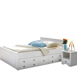 Best Landhaus Stil Holzbett Sadanos Massivholzmöbel|Funktionsbetten