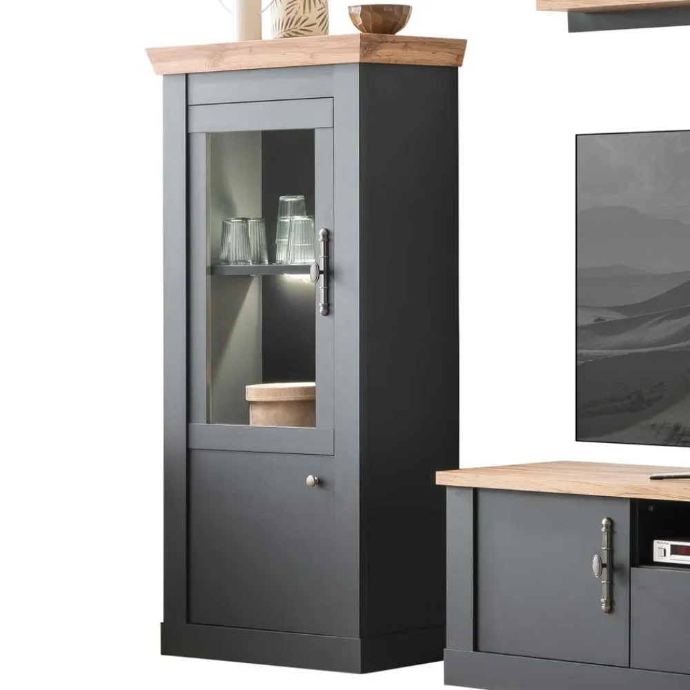 Best Landhaus Stil Wohnwand Saridio Wohnwand 300 Cm