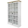 Discount Landhaus Vitrine Tevez Vitrinenschrank|Wohnzimmervitrinen