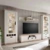 New Landhaus Wohnwand Flurencina Wohnzimmerschrank|Wohnwand 300 Cm