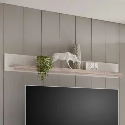 New Landhaus Wohnwand Flurencina Wohnzimmerschrank|Wohnwand 300 Cm