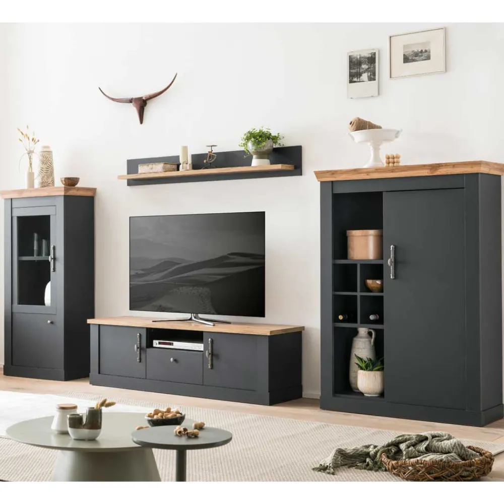 Best Landhaus Wohnwand Saridio Wohnwand 350 Cm