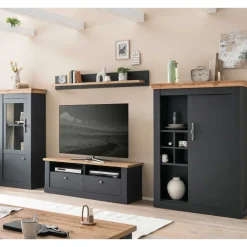 New Landhaus Wohnzimmerwohnwand Saridio Wohnwand 300 Cm