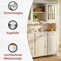 Landhaus-Buffetschrank Valuta*Pharao24 Outlet