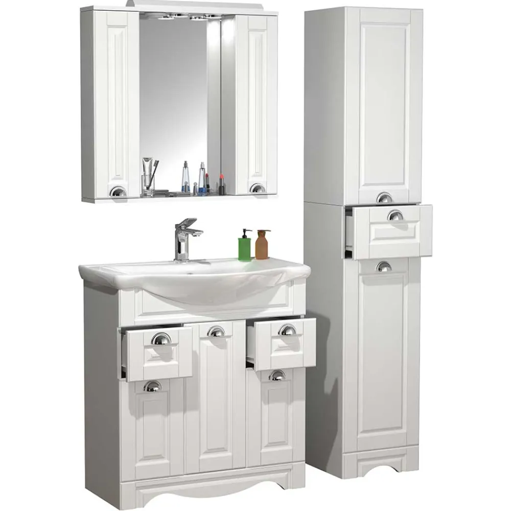 Landhausstil Badezimmermöbel Set Exmadura*Pharao24 Clearance