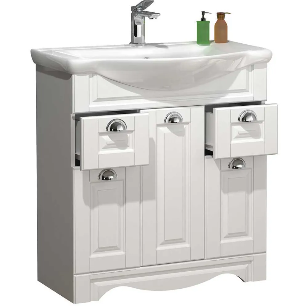 Landhausstil Badezimmermöbel Set Exmadura*Pharao24 Clearance