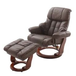 Outlet Leder Relaxsessel Kleera Polstermöbel|Wohnzimmer Sessel