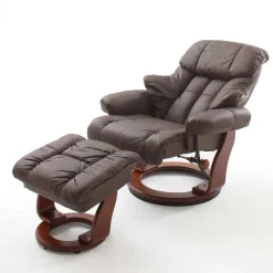 Outlet Leder Relaxsessel Kleera Polstermöbel|Wohnzimmer Sessel