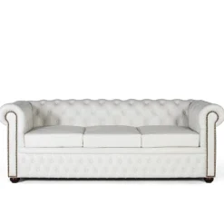 Online Ledersofa Puerto 3 Sitzer Sofa