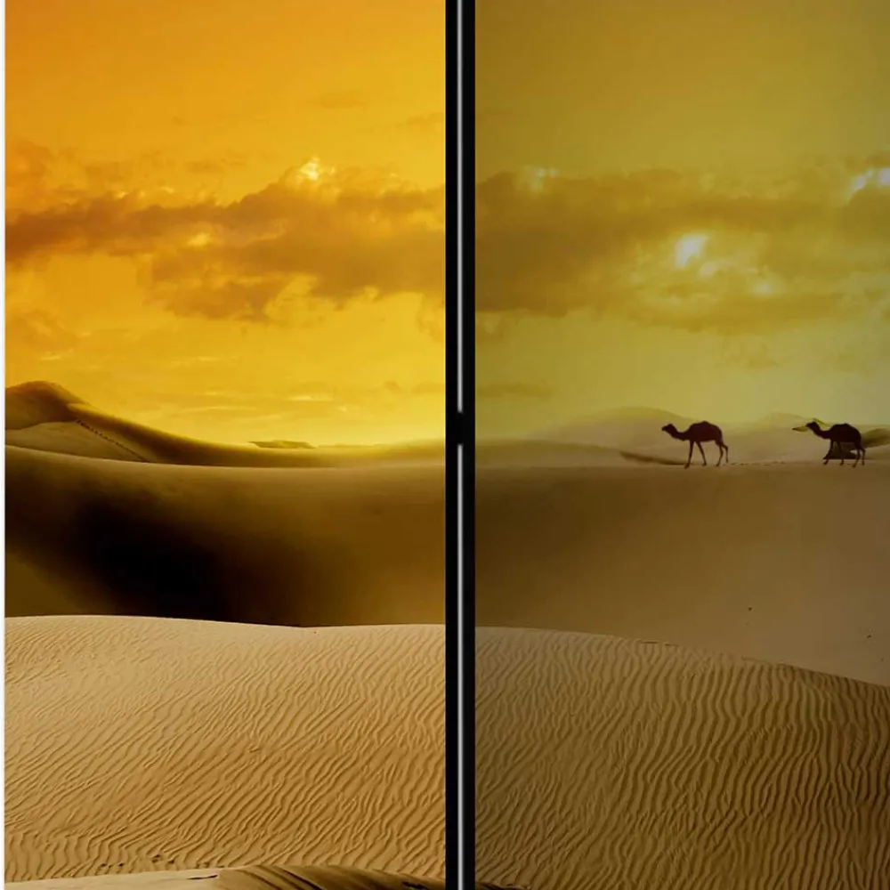 Hot Leinwand Paravent Makimona Paravents|Raumteiler