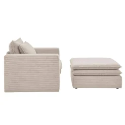 Loft Sessel mit Hocker Edance*Pharao24 Online