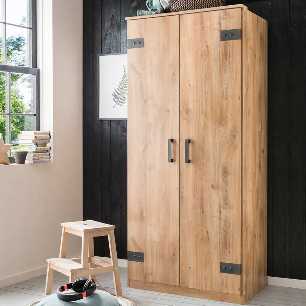 Loft Stil Kleiderschrank Lilames Drehtürenschränke