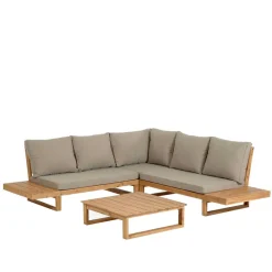 Lounge Ecksofa mit Tisch Vanaea*Pharao24