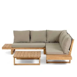 Lounge Ecksofa mit Tisch Vanaea*Pharao24