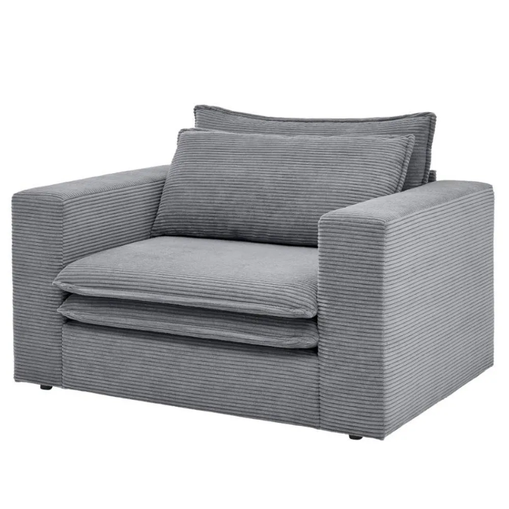 Outlet Lounge Sessel mit Hocker Eltusa Relaxsessel