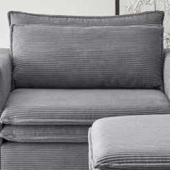 Outlet Lounge Sessel mit Hocker Eltusa Relaxsessel