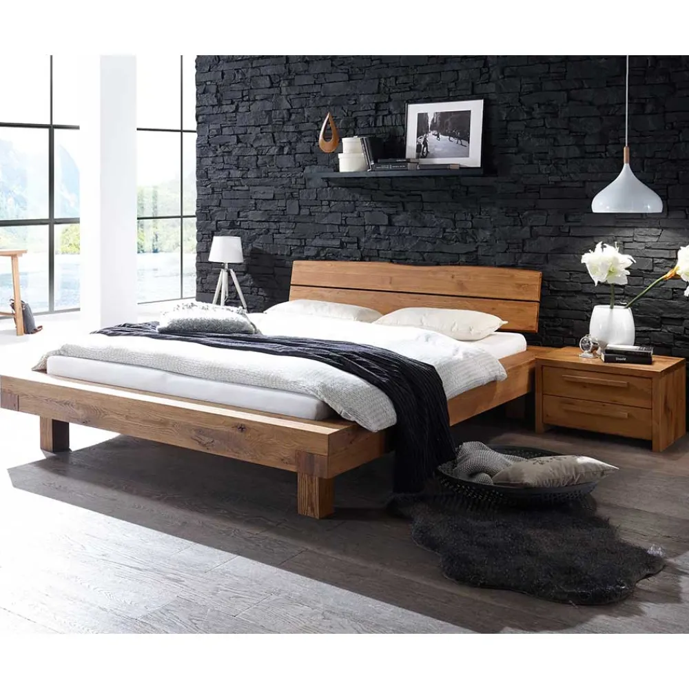 Discount Massivbett Holyok Massivholzbetten|Balkenbett