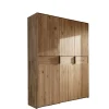 Outlet Massiver Drehtürenschrank Snoba Drehtürenschränke|Massivholz Kleiderschränke