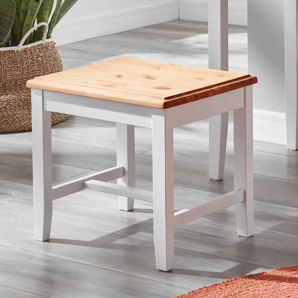 Massiver Holzhocker Constanta*Pharao24 Hot