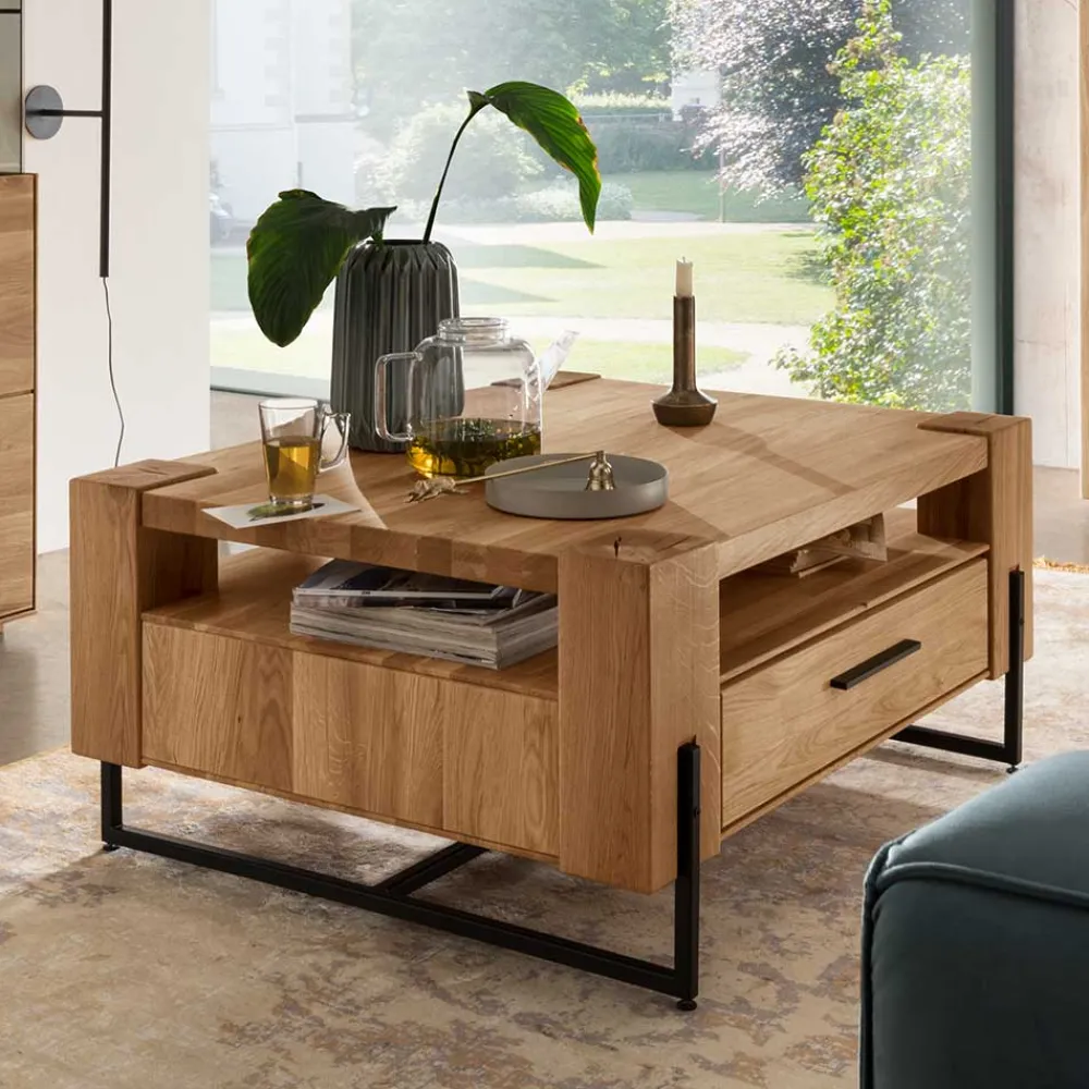 Discount Massiver Wohnzimmertisch Kaladria Massivholzmöbel|Wohnzimmertisch