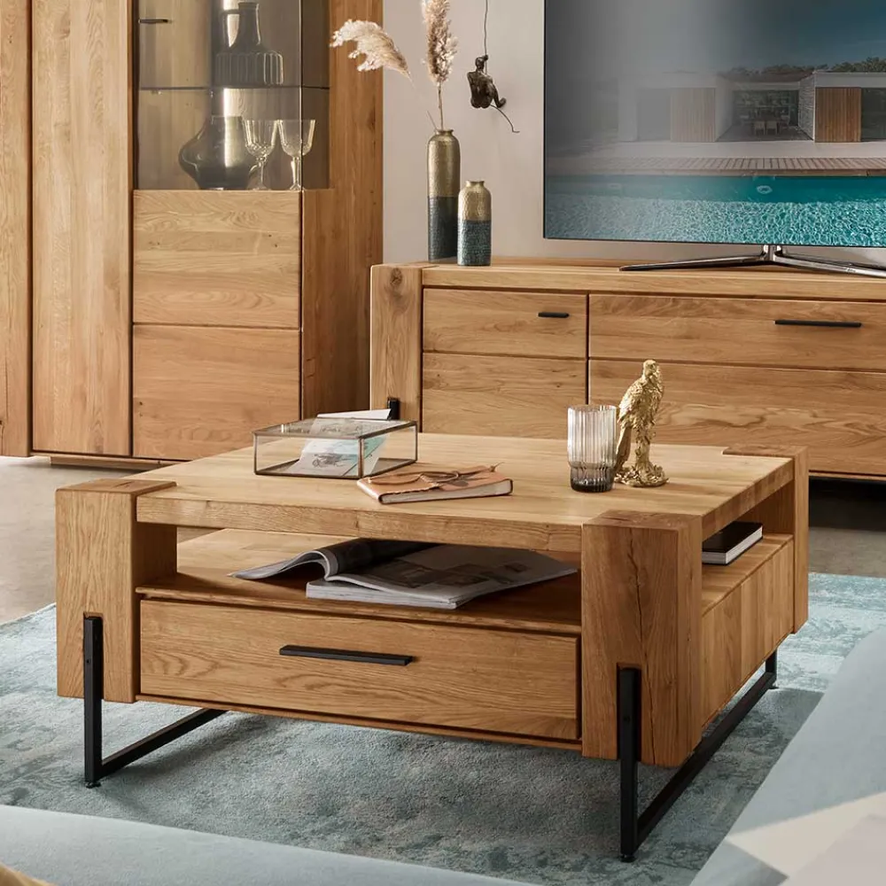 Discount Massiver Wohnzimmertisch Kaladria Massivholzmöbel|Wohnzimmertisch