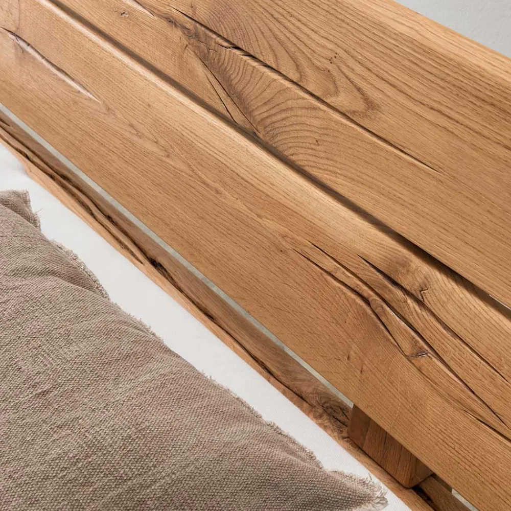 Outlet Massives Balkenbett Babsi Doppelbetten|Massivholzbetten