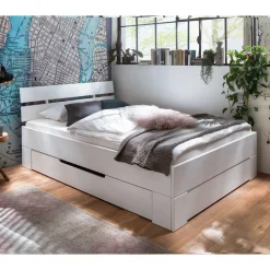 Online Massives Holzbett Solvaya Funktionsbetten|Schubkastenbetten