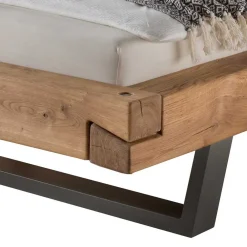 Online Massivholz Balkenbett Spid Massivholzbetten|Balkenbett