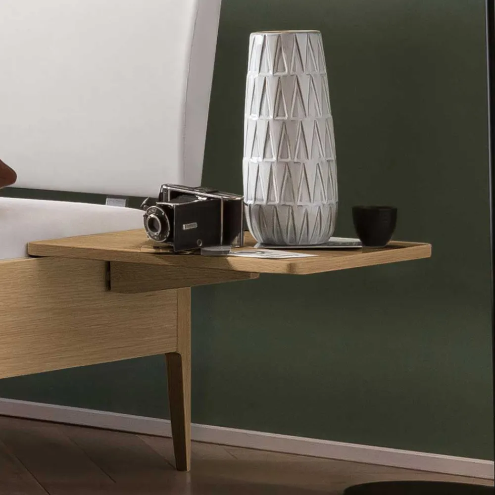 Outlet Massivholz Doppelbett Eiche hell Spiaggi Massivholzbetten