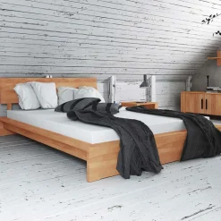 Massivholz Futonbett Moronia Einzelbetten|Doppelbetten