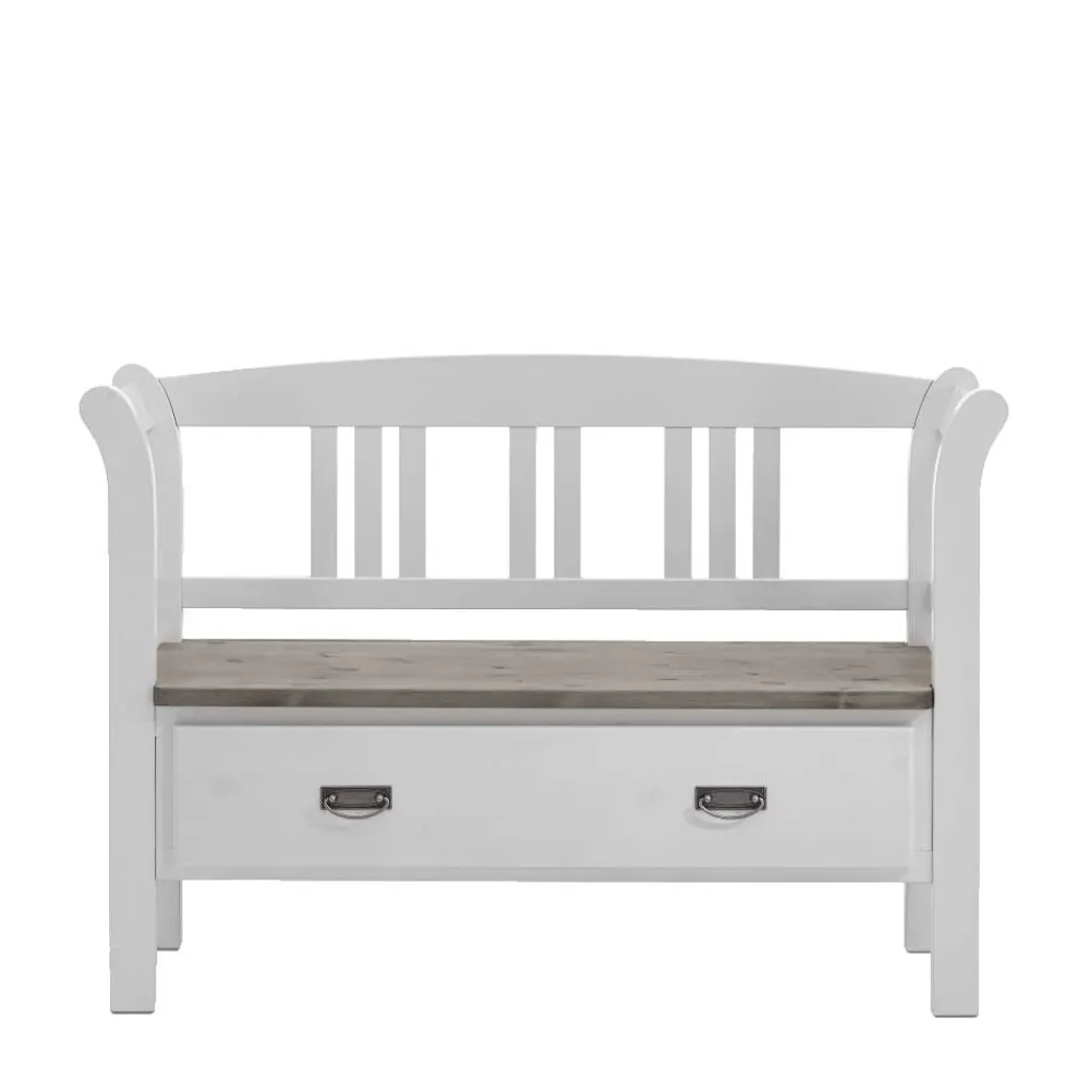 Massivholz Garderobenbank Julan*Pharao24 Best